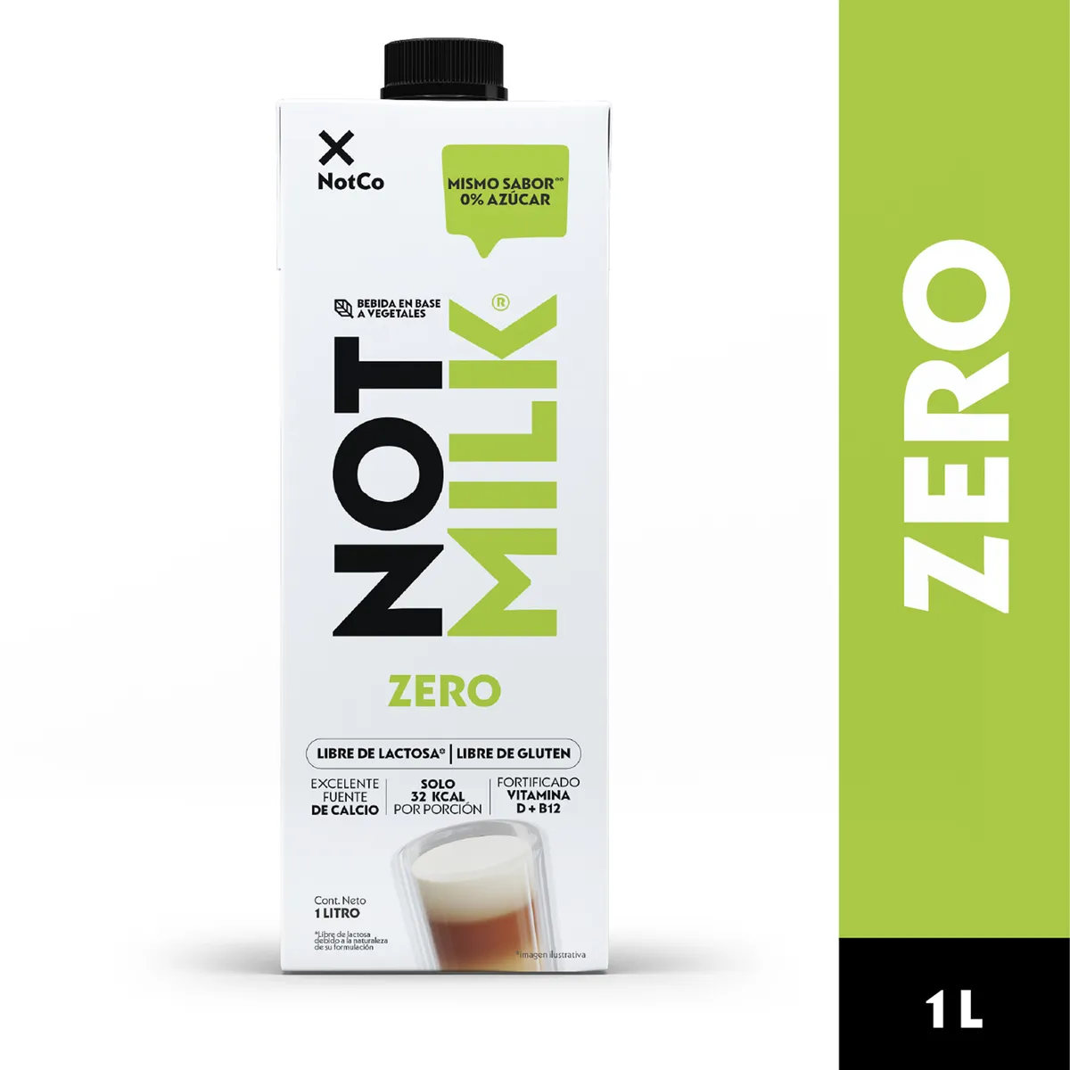 NOT MILK - Bebida Vegetal NotMilk Zero Azúcar 1 L