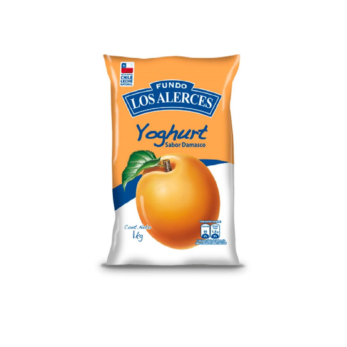 LOS ALERCES - Yoghurt Batido Sabor Damasco