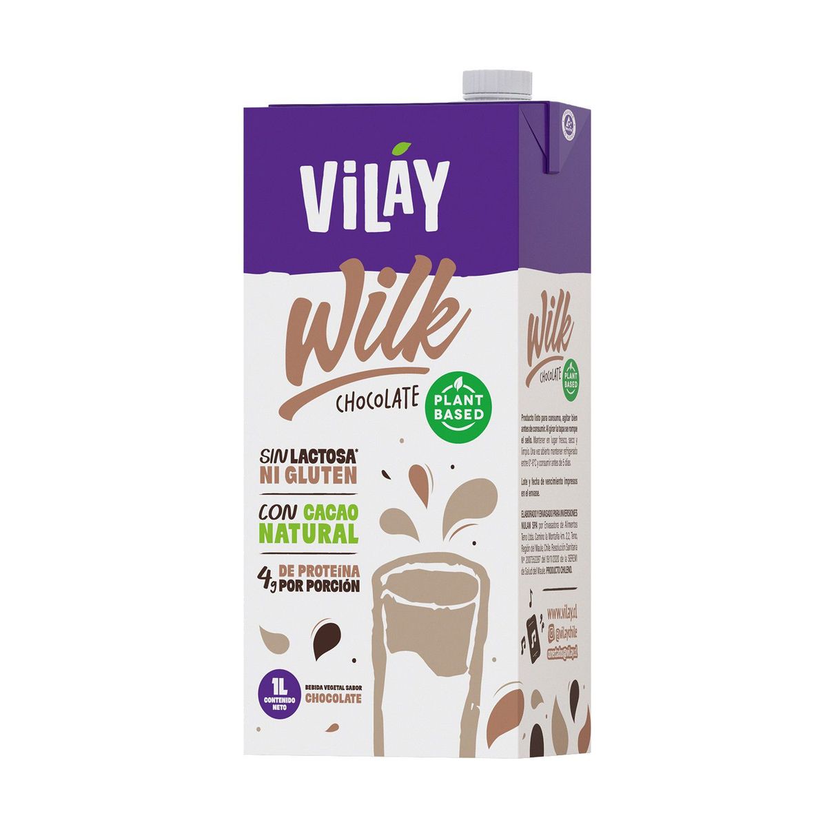 VILAY - Bebida Vegetal Wilk Sabor Chocolate