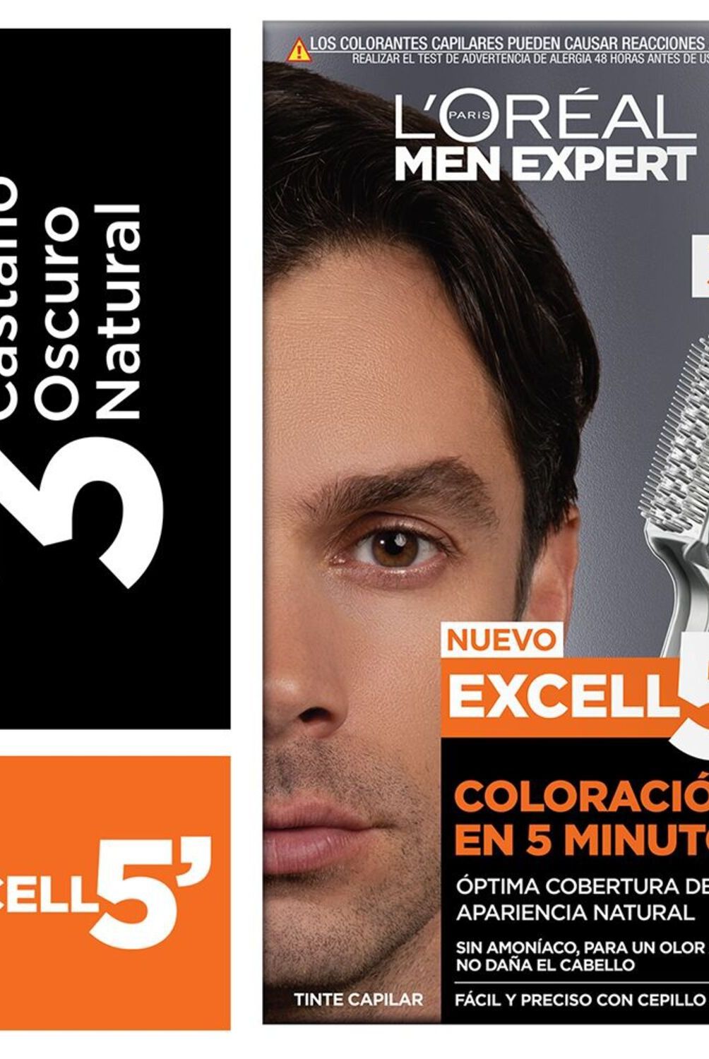 EXCELL 5 - Tintura 5 Tono 3 Castaño Oscuro Natural