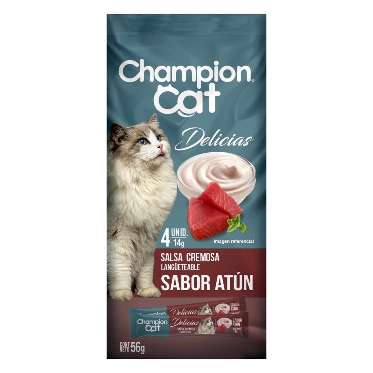 CHAMPION CAT - Delicias para Gato Sabor Atún