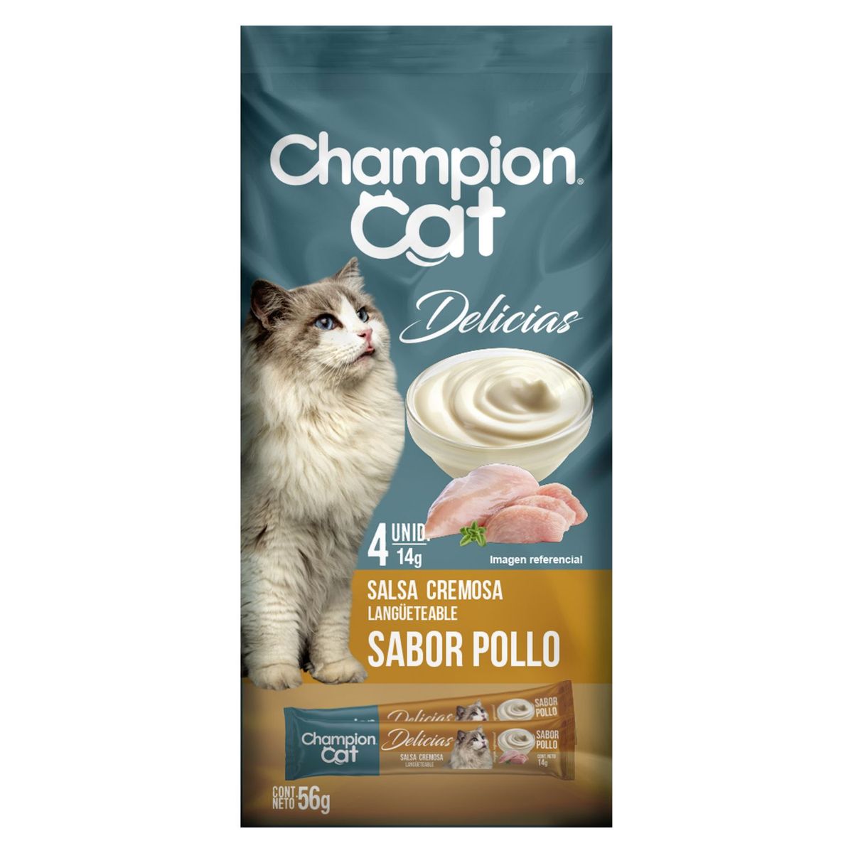 CHAMPION CAT - Delicias para Gato Sabor Pollo