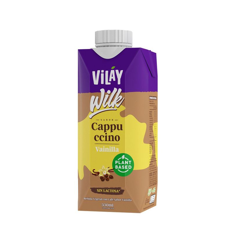 VILAY - Bebida Vegetal Sabor Capuccino Vainilla