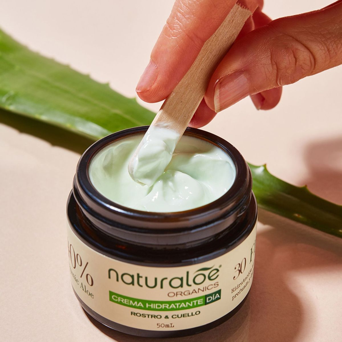 NATURALOE - Crema Hidratante Día Organic Aloe