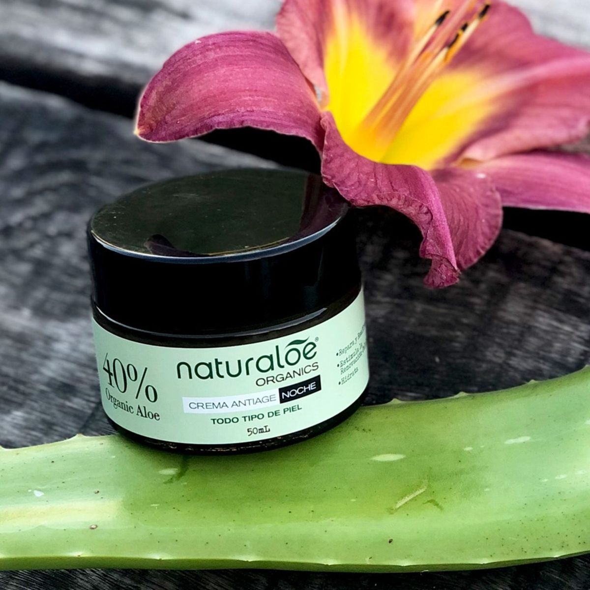 NATURALOE - Crema Antiage Noche Organic Aloe
