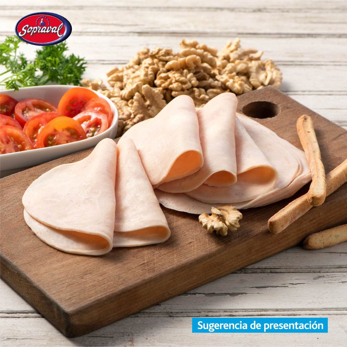 SOPRAVAL - Pechuga de Pavo Cocida Sopraval 125 gr