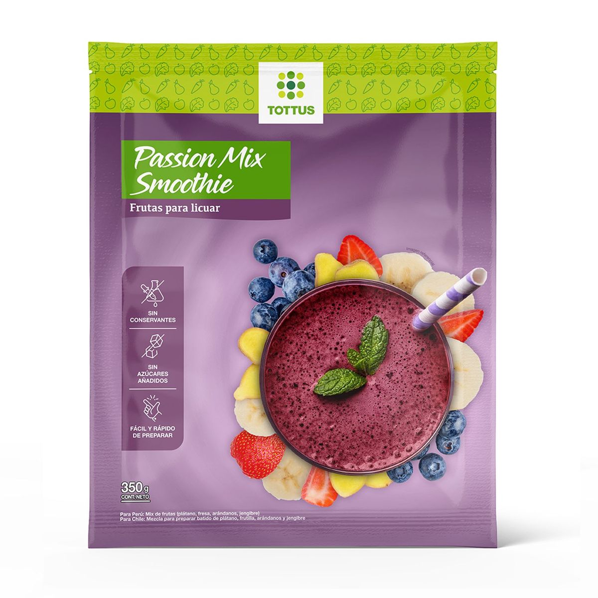 TOTTUS - Smoothie Passion Mix