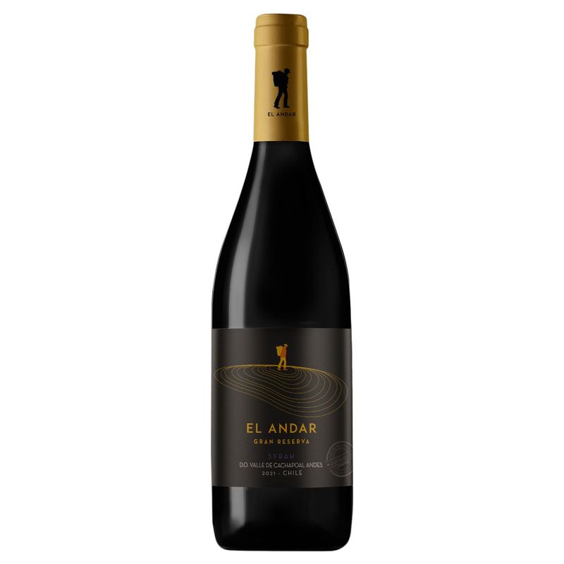 EL ANDAR - Vino Tinto Gran Reserva Syrah 14.5° El Andar 750 cc