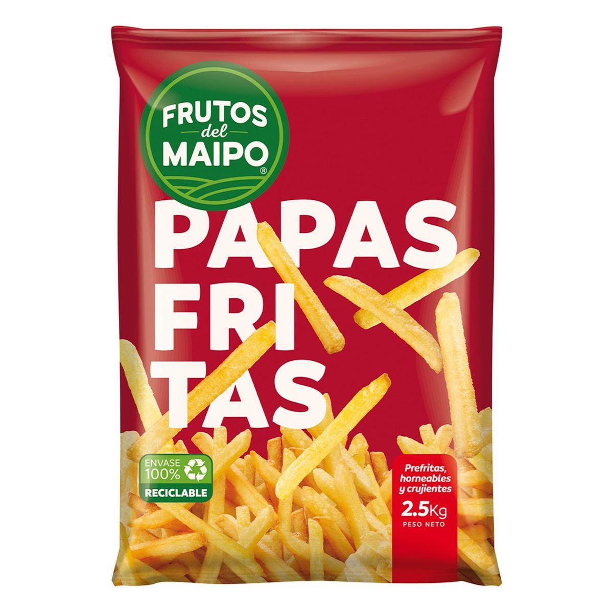 FRUTOS DEL MAIPO - Papas Prefritas Fruto del Maipo 2.5 Kg
