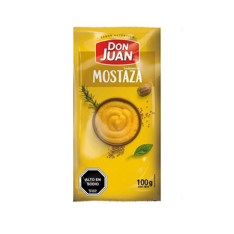 DON JUAN - Mostaza Don Juan en Sachet 100 g