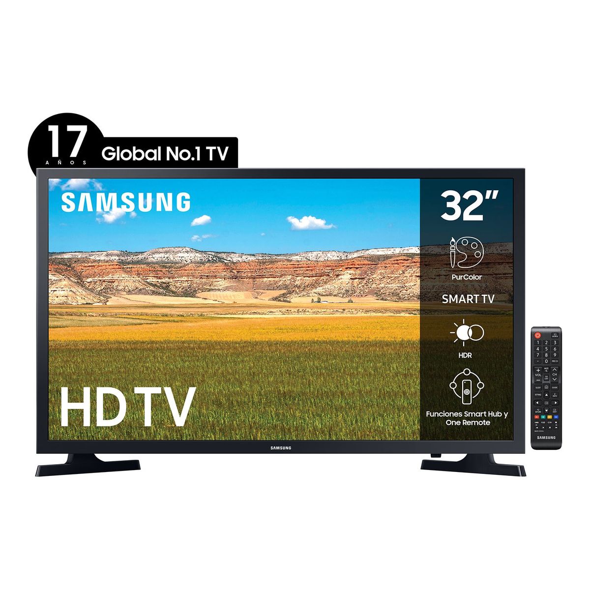 SAMSUNG - LED 32  HD Smart TV T4202
