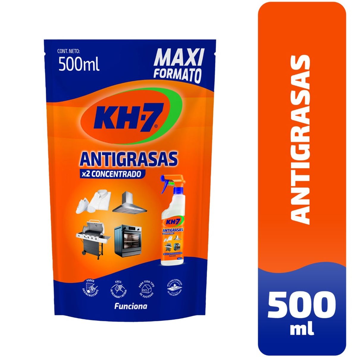 KH7 - Limpiador Antigrasas KH7 500 ml