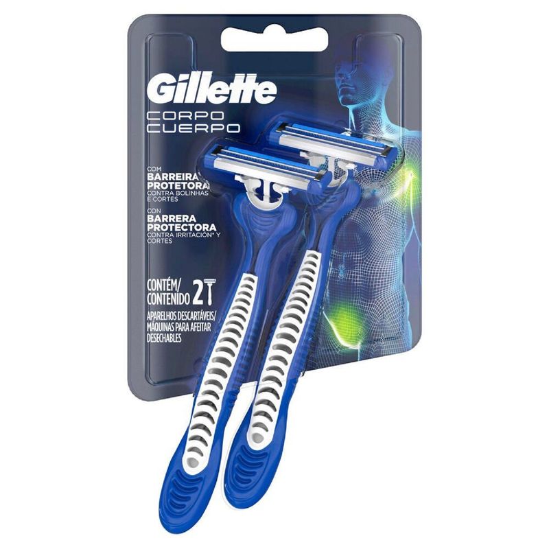 GILLETTE - PRESTO. DESECHABLE CUERPO GILLETTE 2 UND