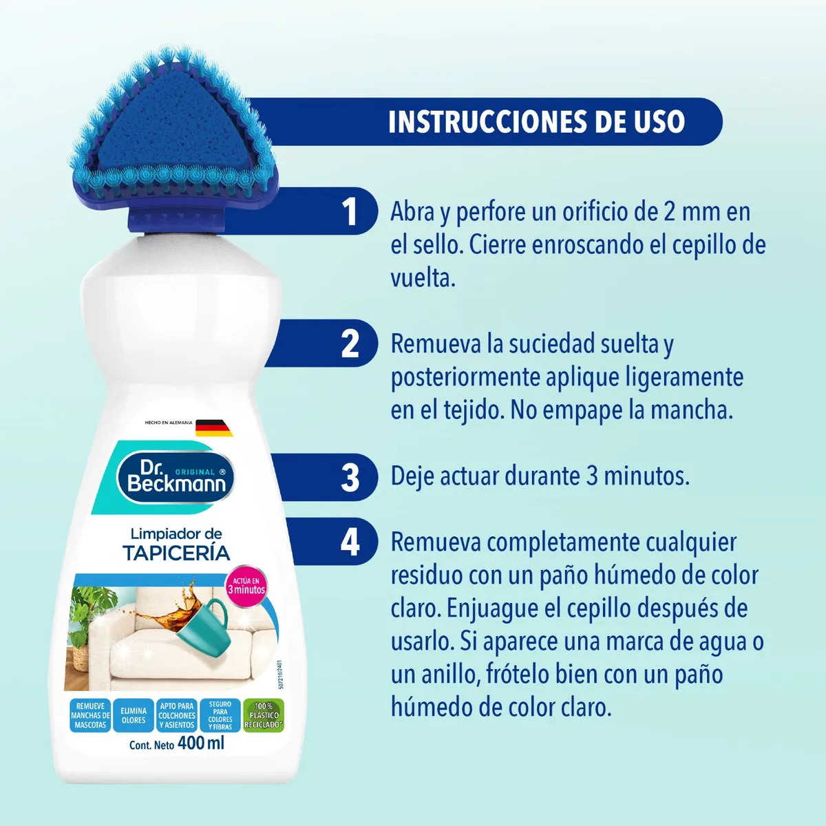 DR BECKMANN - LIMPIADOR TAPICERIA DR BECKMANN 400 ML