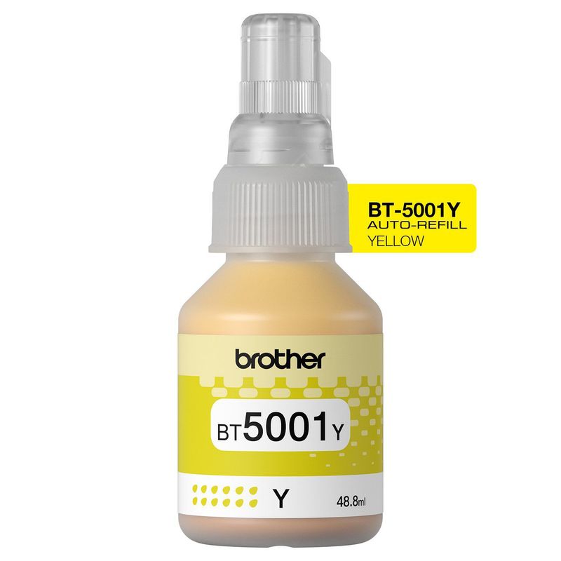 BROTHER - Botella Tinta Auto-Refill Amarillo BT-5001Y