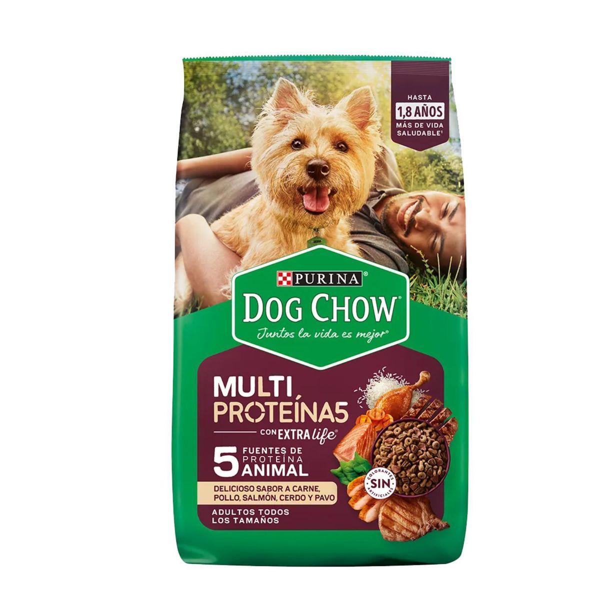 DOG CHOW - Alimento para Perro Adulto Multi Proteínas Dog Chow 8 Kg