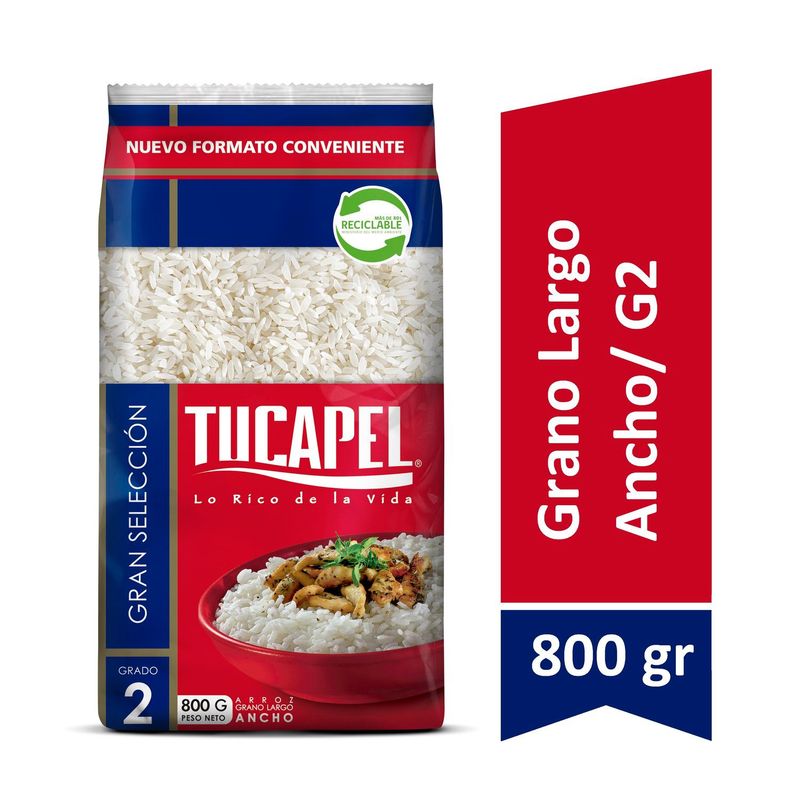 TUCAPEL - ARROZ G2 TUCAPEL 800 GRS