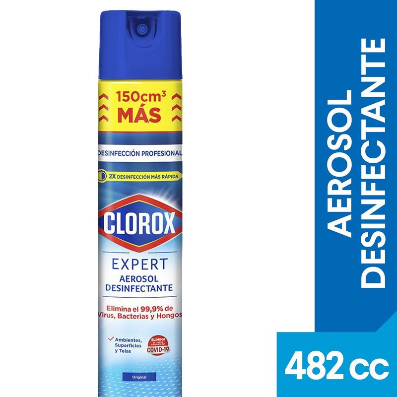 CLOROX - Aerosol Desinfectante Clorox Expert Fresco 482 ml