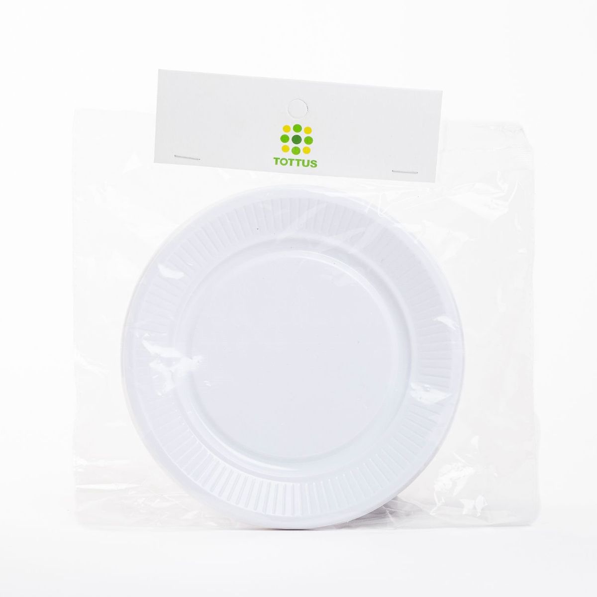TOTTUS - Plato Mediano Plastico Tottus 12 Un