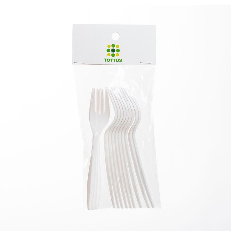 TOTTUS - Set Tenedores Plastico Tottus 12 Un