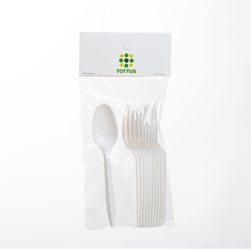 TOTTUS - Set Cucharas  Plastico Tottus 12 Un