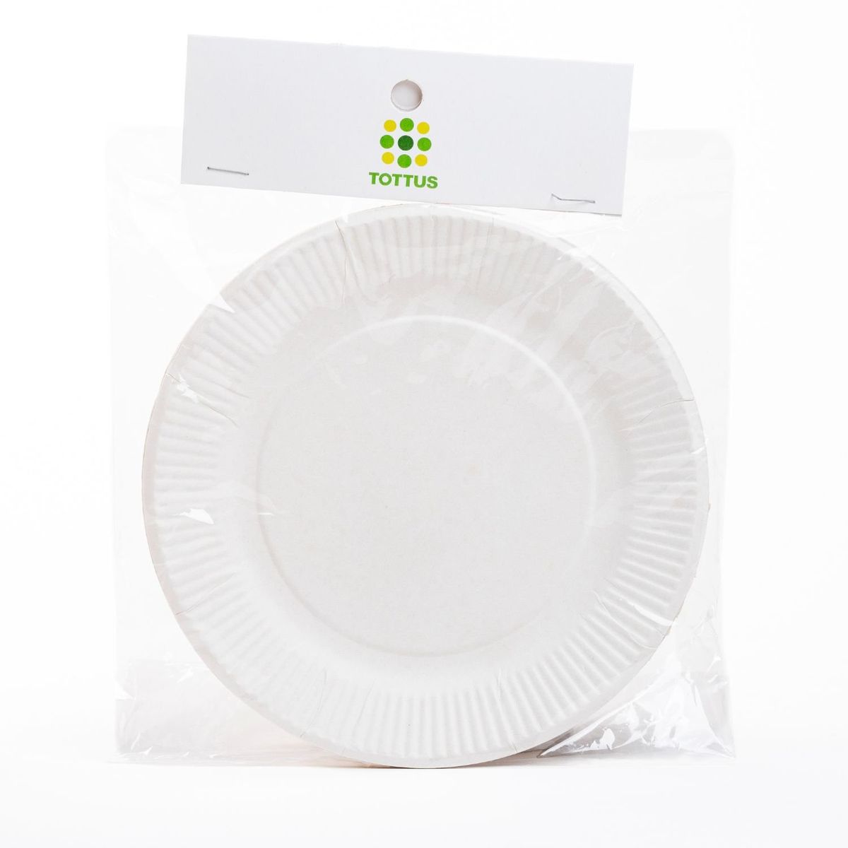 TOTTUS - Plato Mediano Carton Tottus 12 Un
