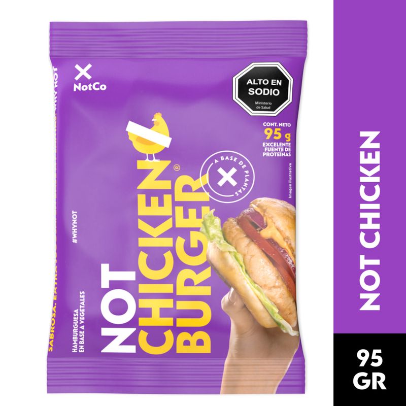 NOT CHICKEN - Hamburguesa Vegetal Not Chicken 95 g