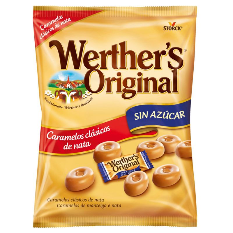 WERTHERS - Caramelo en Bolsa Libre de Azúcar