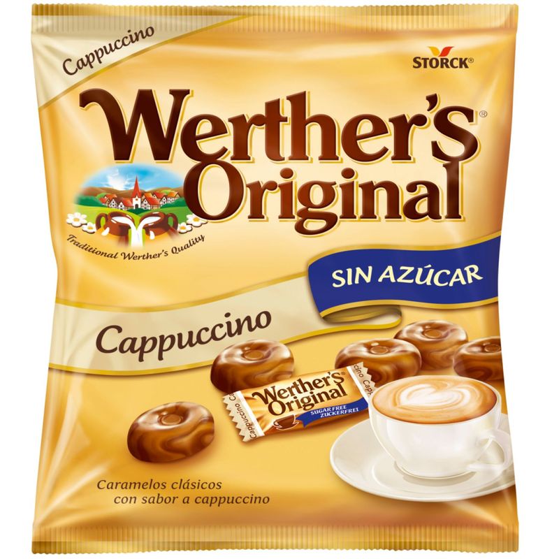 WERTHERS - Caramelo Sabor Capuccino Libre de Azúcar