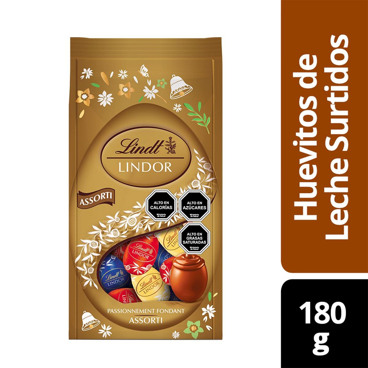 LINDT - Huevitos de Chocolate Surtidos Lindt 180 g