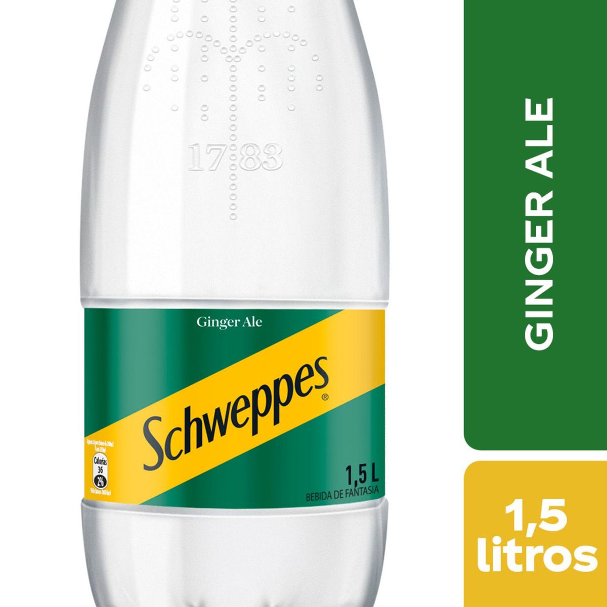 SCHWEPPES - Bebida Ginger Ale