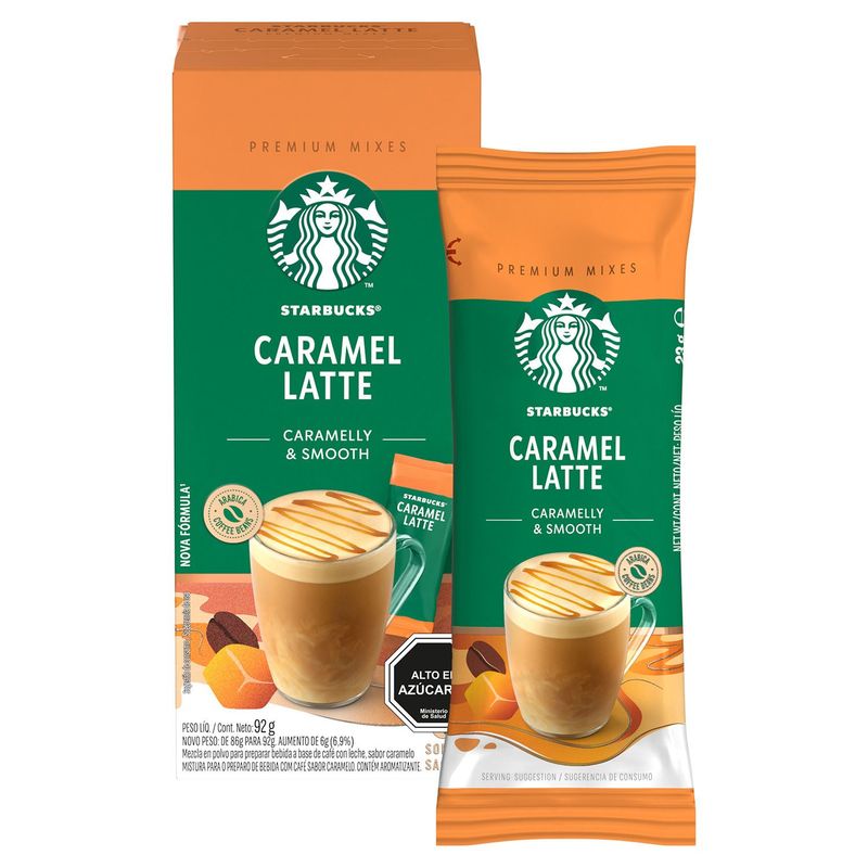 STARBUCKS - MIXES CARAMEL LATTE STARBUCKS 0.023 KL