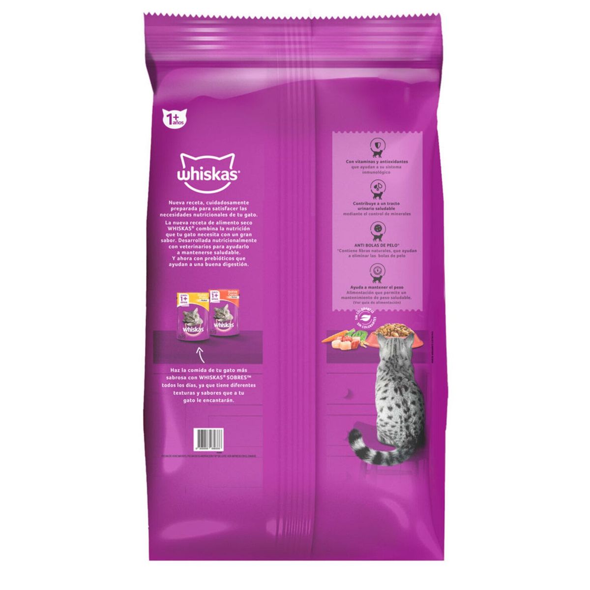 WHISKAS - Alimento Seco para Gatos Whiskas Castrados 3 Kg
