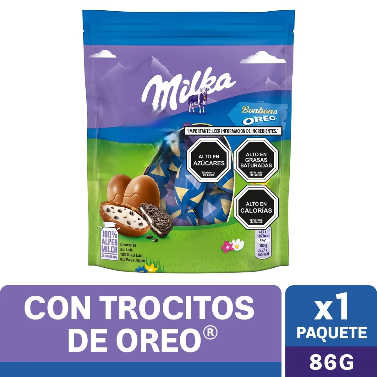 MILKA - HUEVO CHOCOLATE MILKA OREO MILKA 86