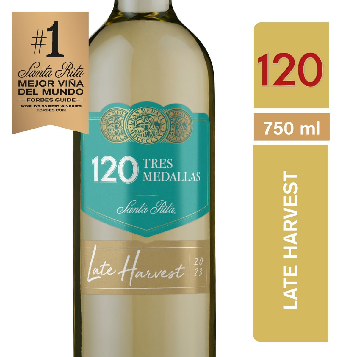 TRES MEDALLAS - Vino Late Harvest 12°