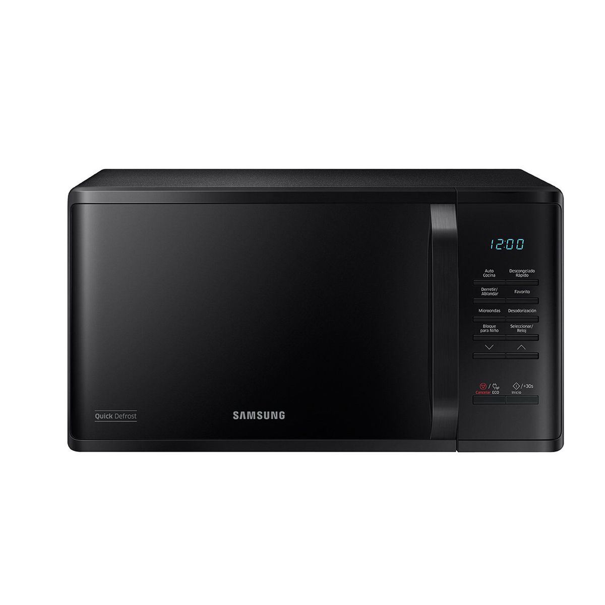 SAMSUNG - Microondas 23Lts  Ms23K3514Ak/Zs Negro Esmalte