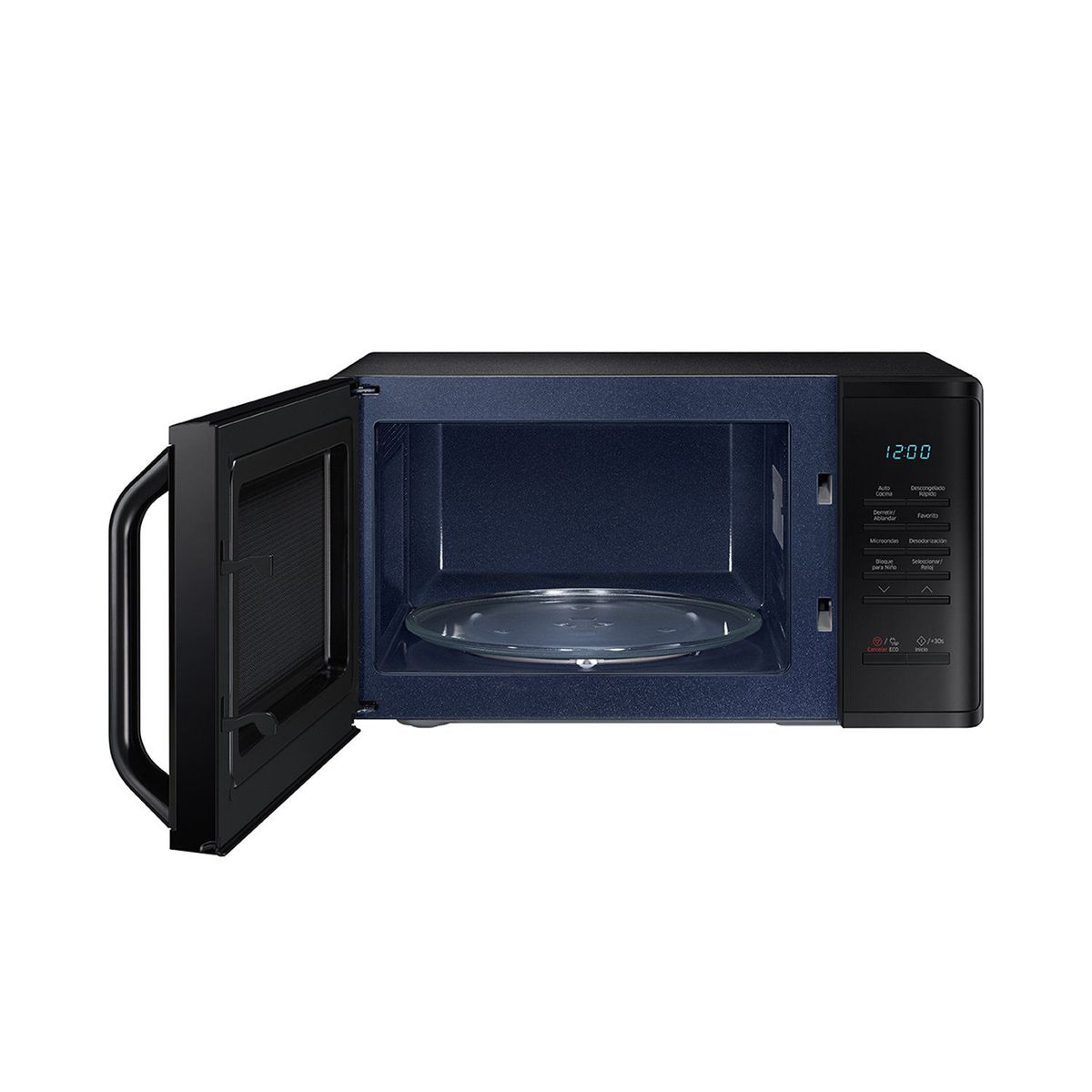 SAMSUNG - Microondas 23Lts  Ms23K3514Ak/Zs Negro Esmalte