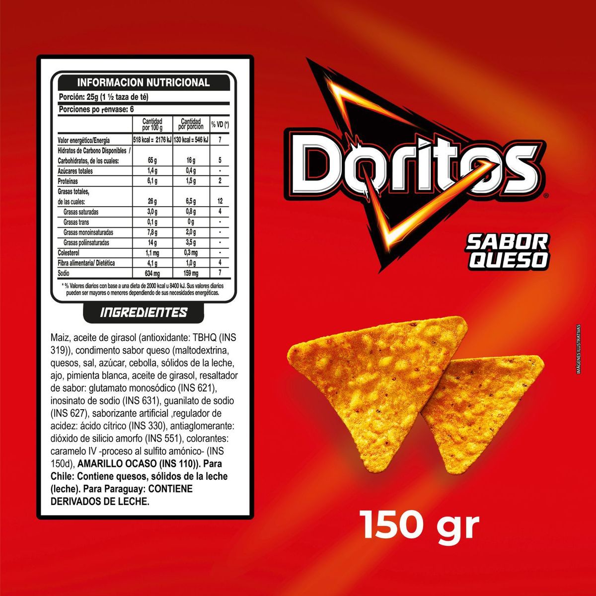 EVERCRISP - Doritos de Queso