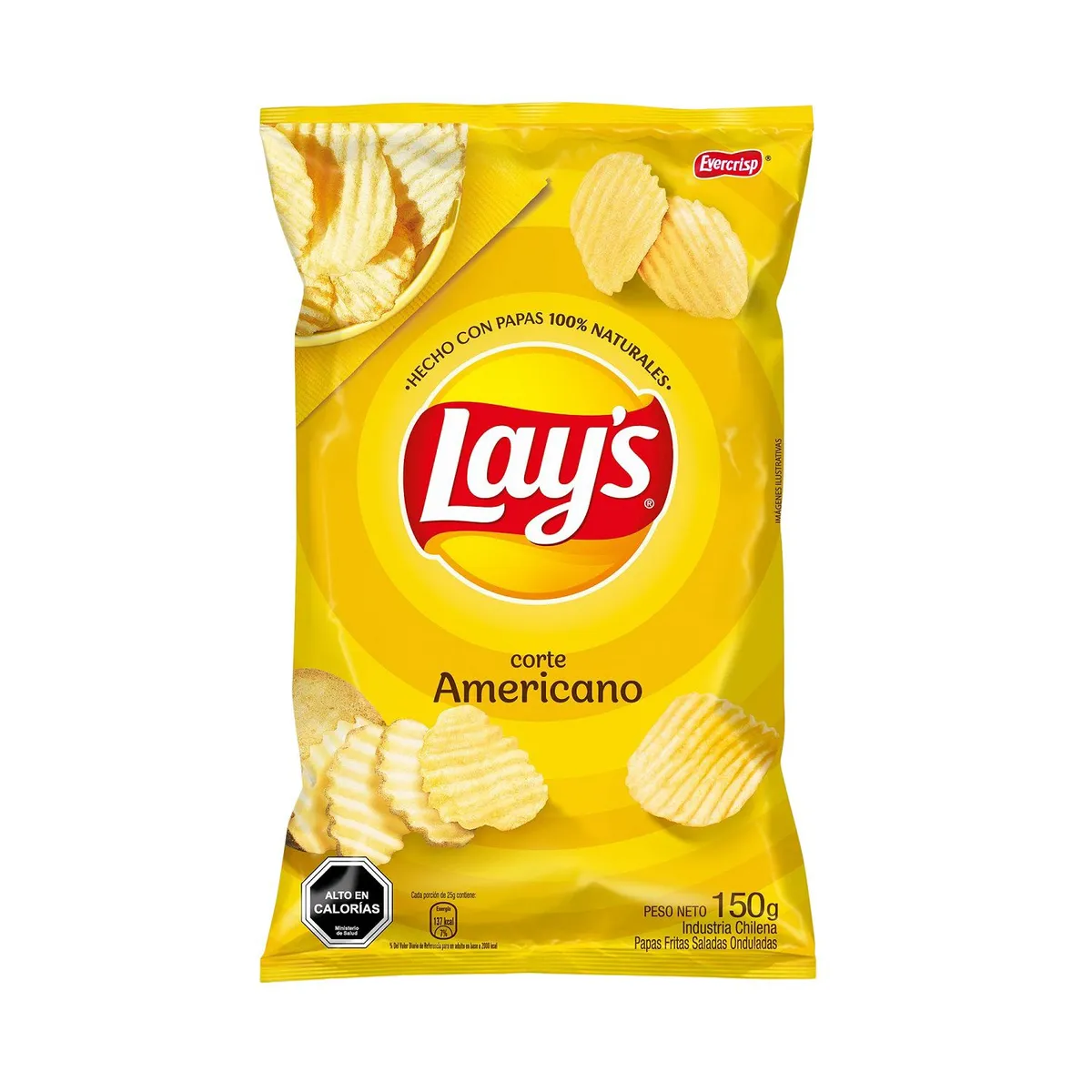 LAYS - Papas Fritas Corte Americano Lays 150 g