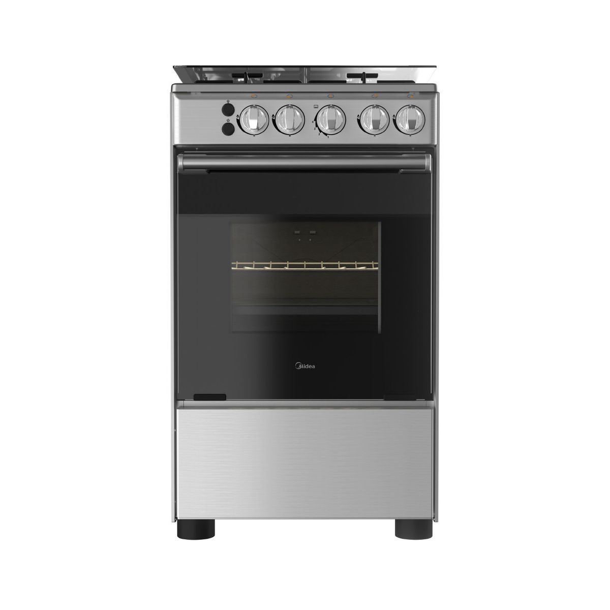 MIDEA - COCINA A GAS 4 P MCG-4QSG20NS SILVER MIDEA