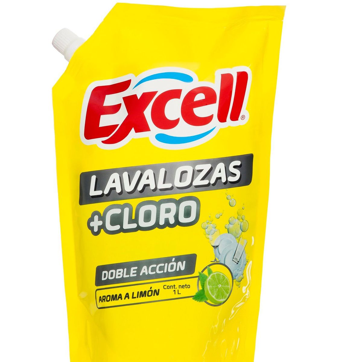 EXCELL - LAVALOZA LIMON C/CLORO EXCELL 1LT
