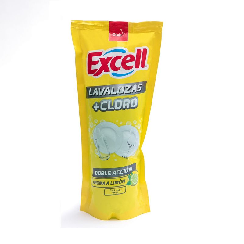EXCELL - LAVALOZA LIMON C/CLORO EXCELL 500ML