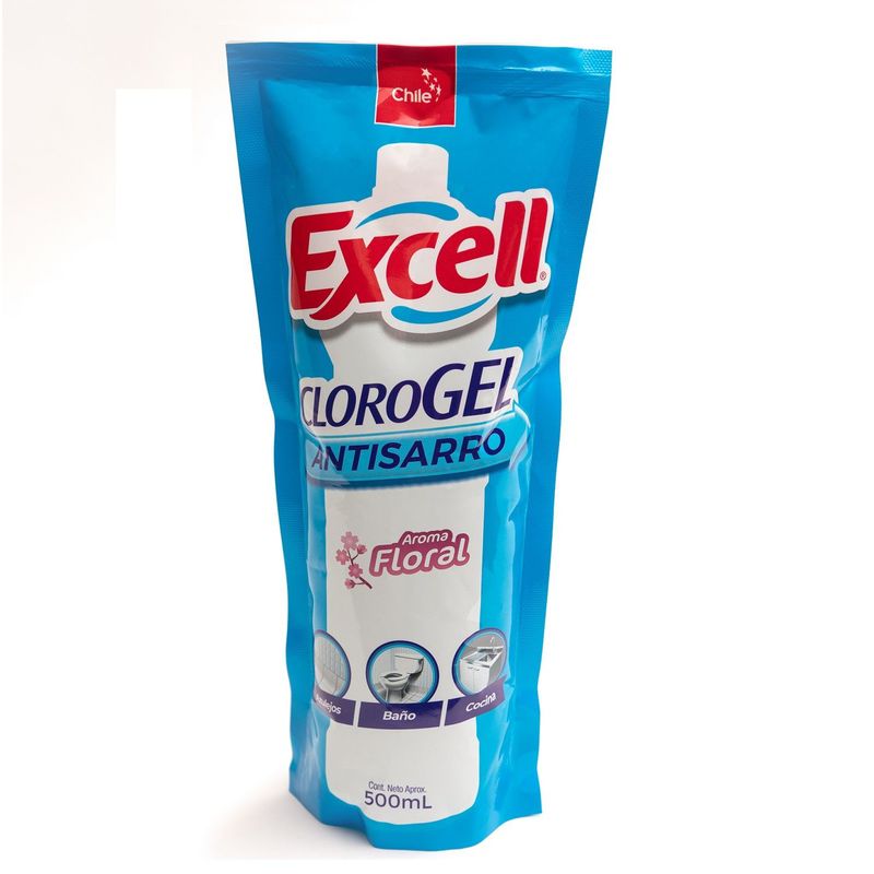 EXCELL - CLOROGEL FLORAL DOYPACK EXCELL 500ML
