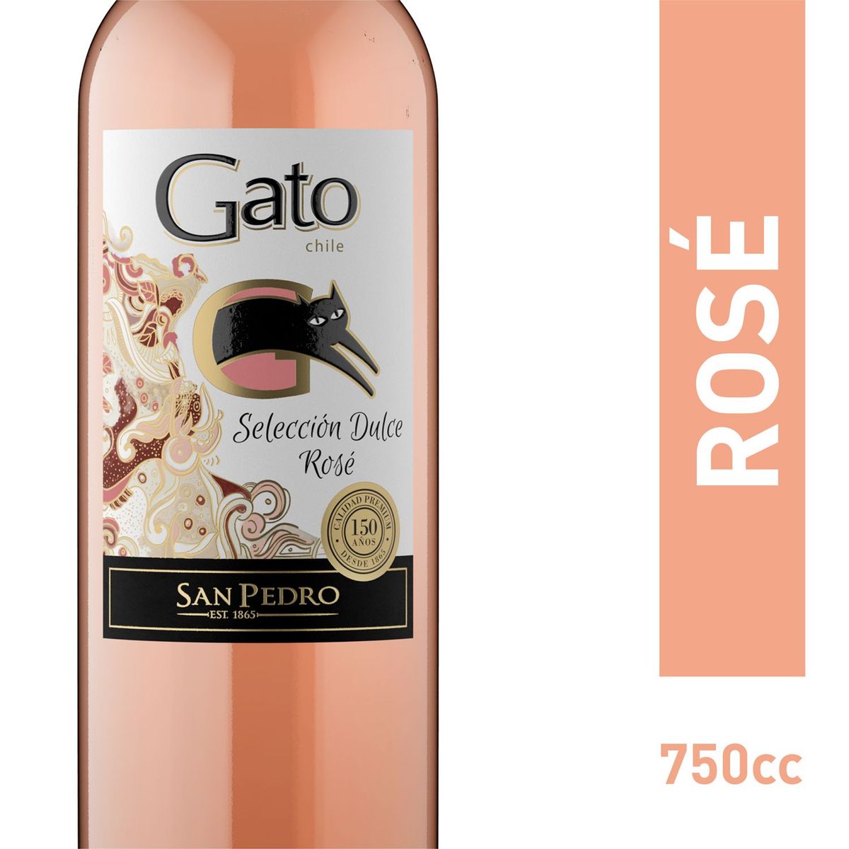 GATO - Cóctel Vino Rose Dulce Gato 8° 750 cc
