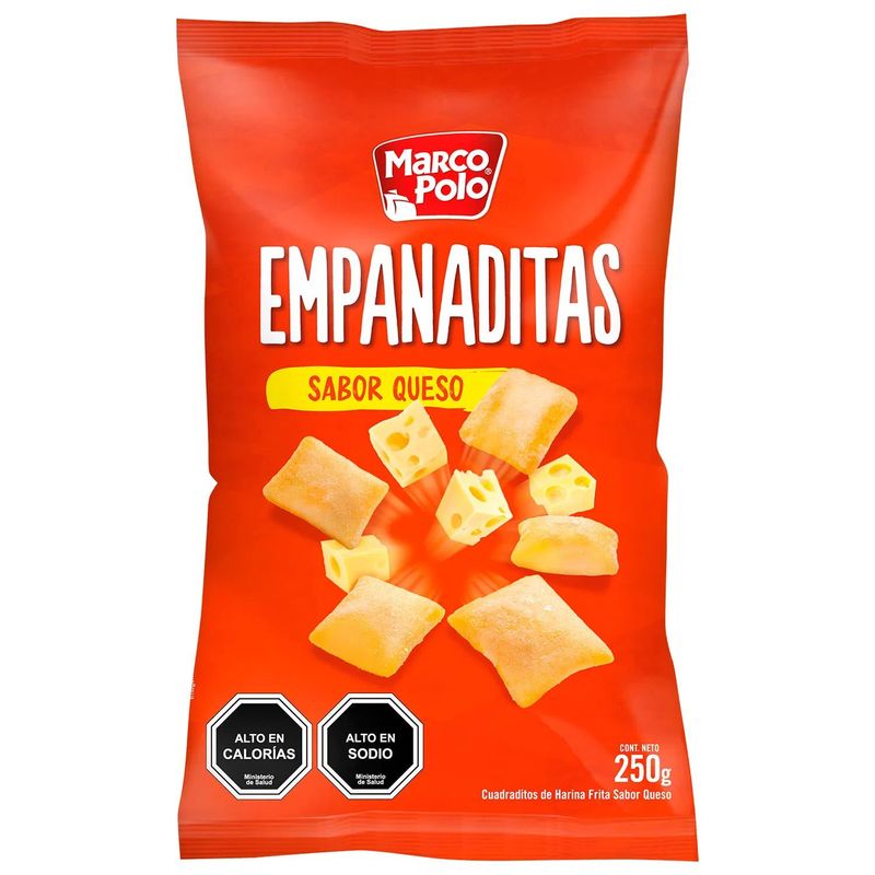 MARCO POLO - Snacks Empanaditas Marco Polo Sabor Queso 250 g