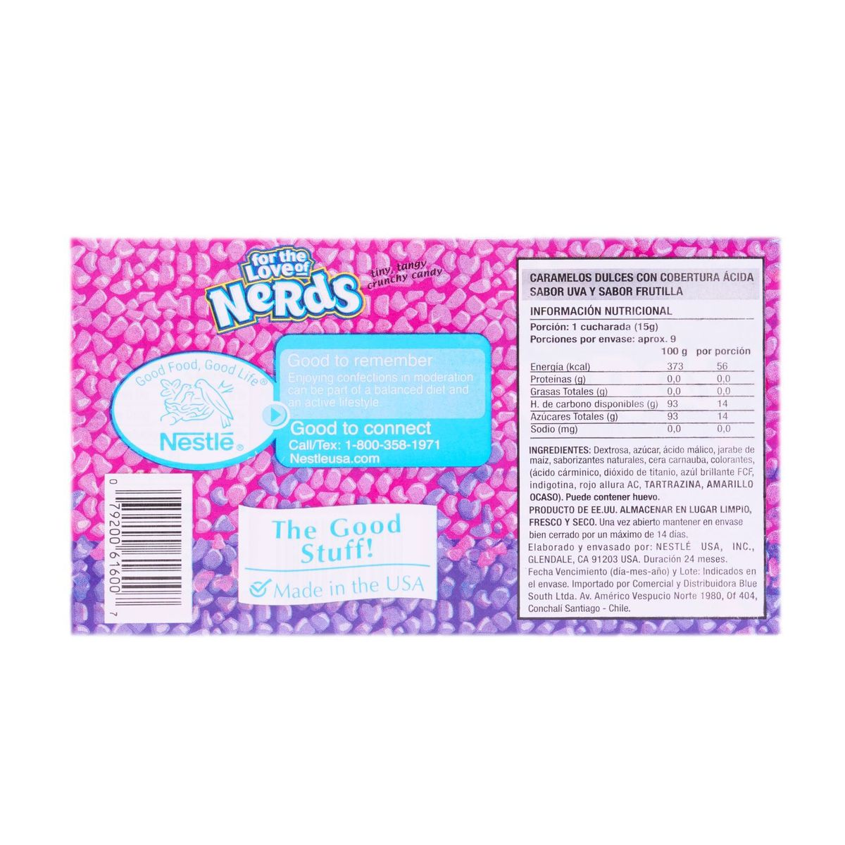 NERDS - NERDS LOVE GRAPE STRAWBERRY