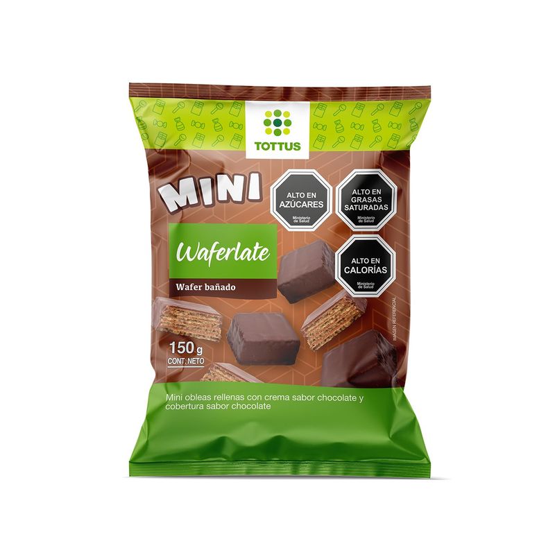 TOTTUS - Waffer de Chocolate Mini Waferlate