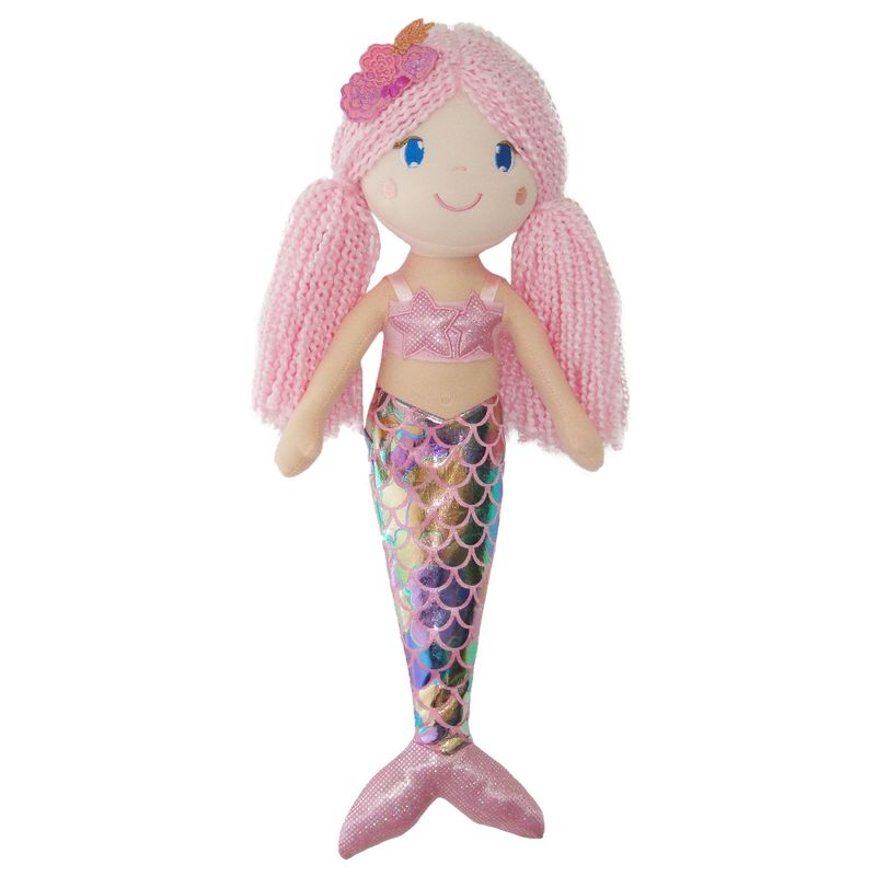 CREATION - Muñeca de Trapo Sirena Rosa 40 Cm