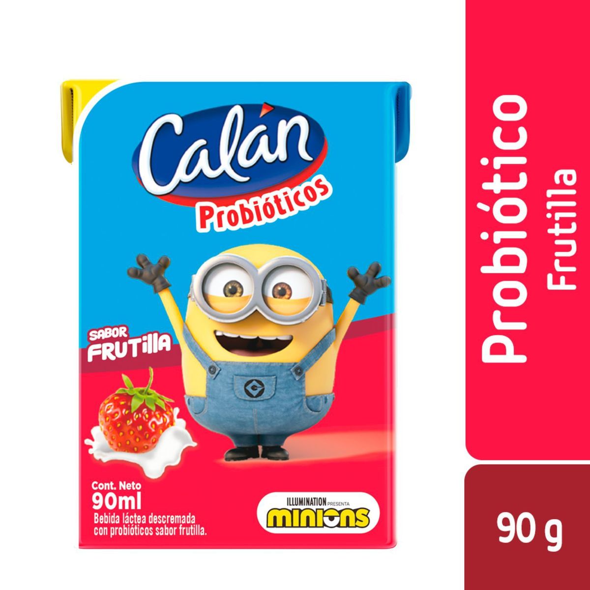 CALAN - Bebida Láctea con Probióticos Sabor Frutilla