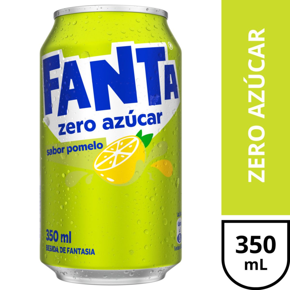 FANTA - Pack Bebidas Fanta Sabor Pomelo Sin Azúcar 6 x 350 ml